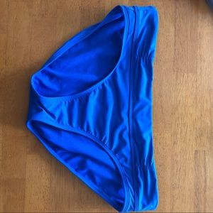 Athleta Cobalt blue bikini bottoms size medium